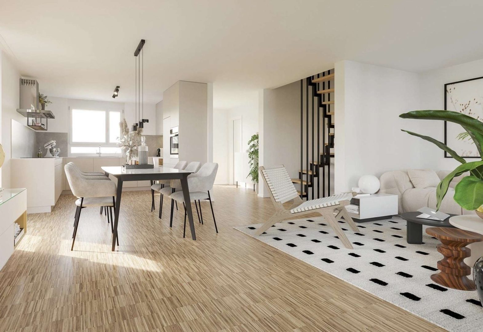 Bsp: Wohn-/Essbereich